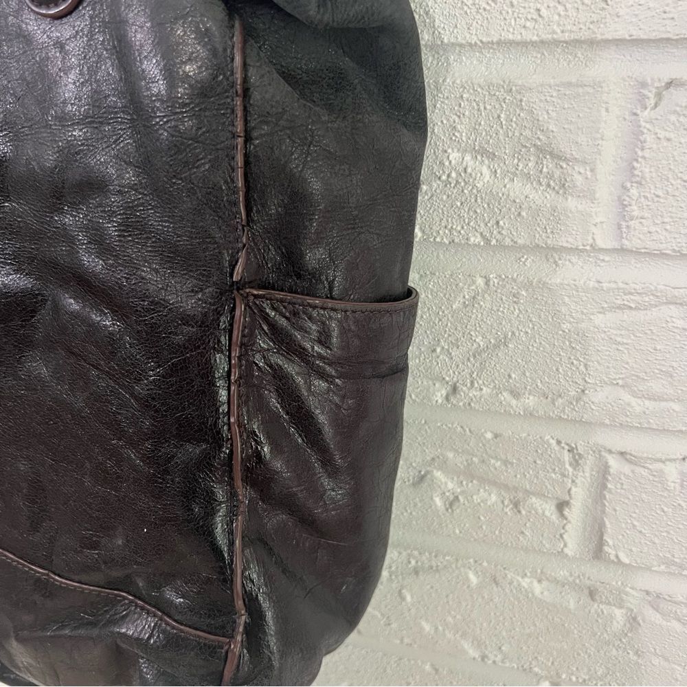 HOBO Black Leather Tote Bag - Picture 4 of 10